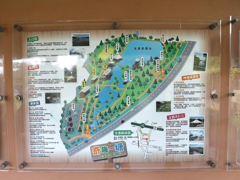 整座桃園八德埤塘生態公園相當大