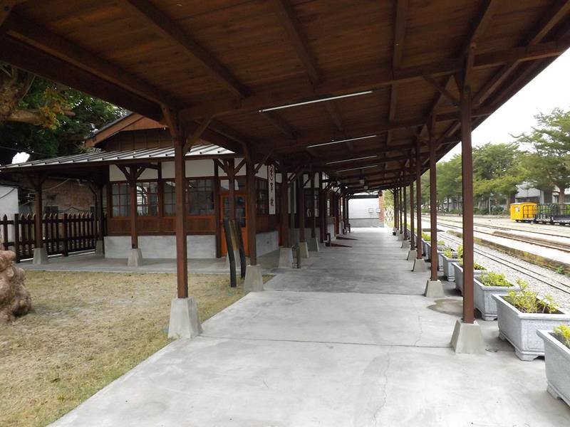 整修完的溪湖車站非常漂亮乾淨