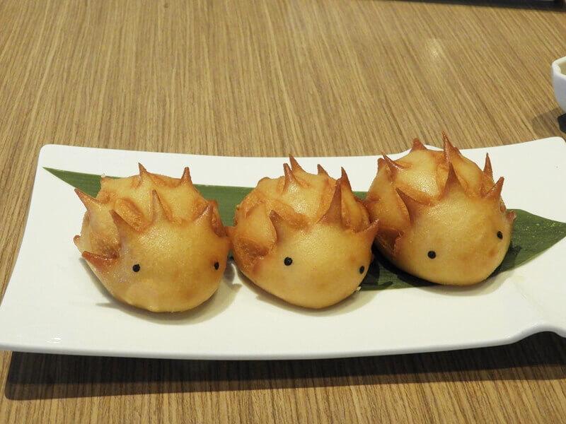 可愛的刺蝟叉燒包