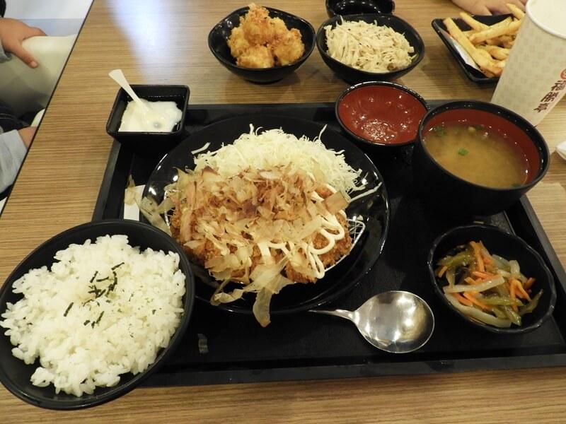 大阪燒豬排定食
