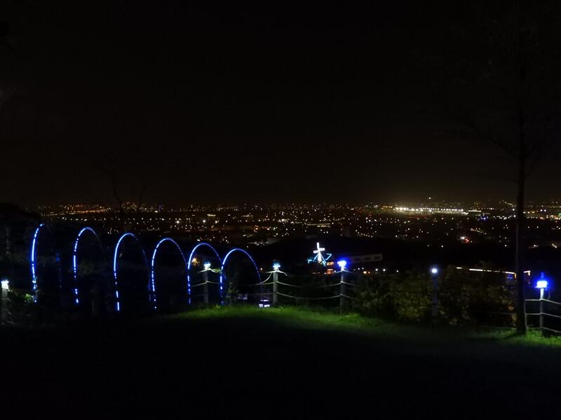 海灣星空的夜景