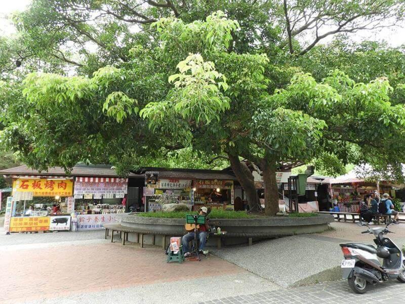 停車場旁的小市集