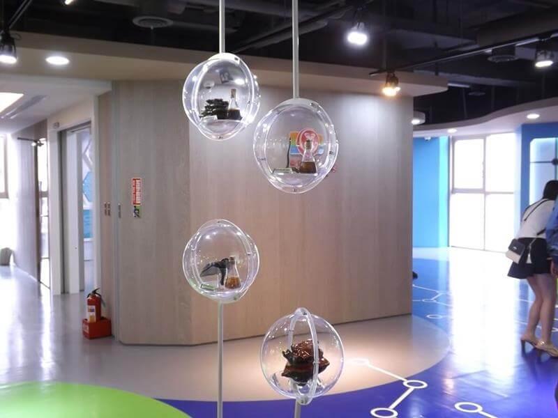 展示各種生技原料