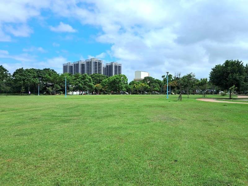 龍岡萬坪公園草皮翠綠