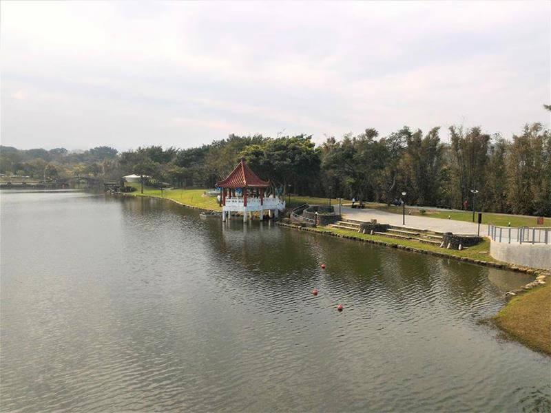 從觀光大池看出去的美景