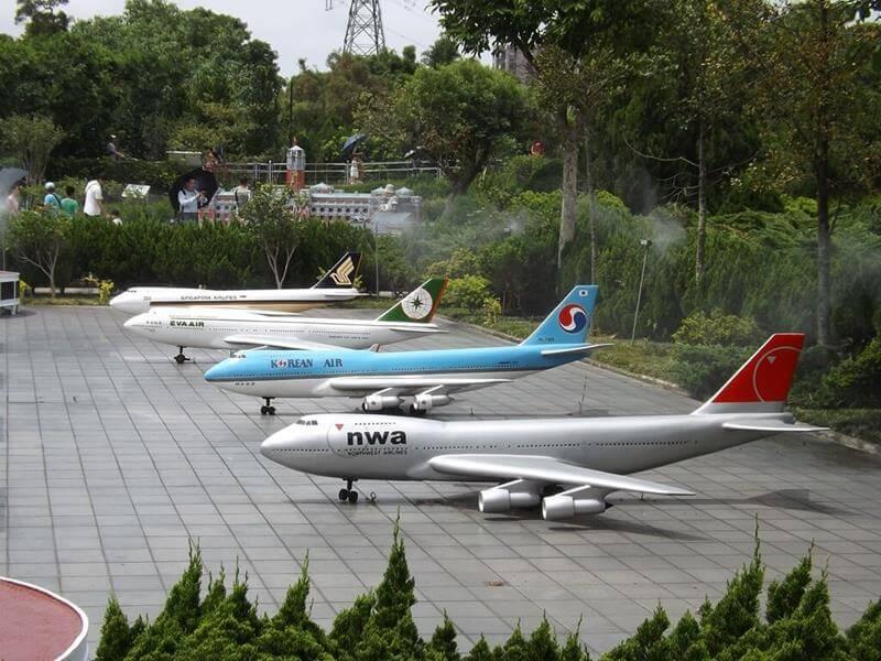 桃園國際機場的模型