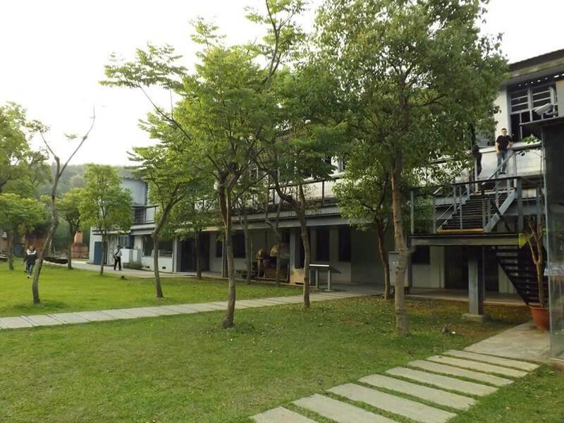 老茶廠另一側這邊種植很多樹木及綠地