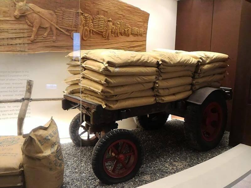 牛車與貨物展示品
