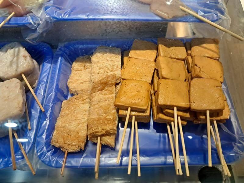 豆皮串、小豆干串