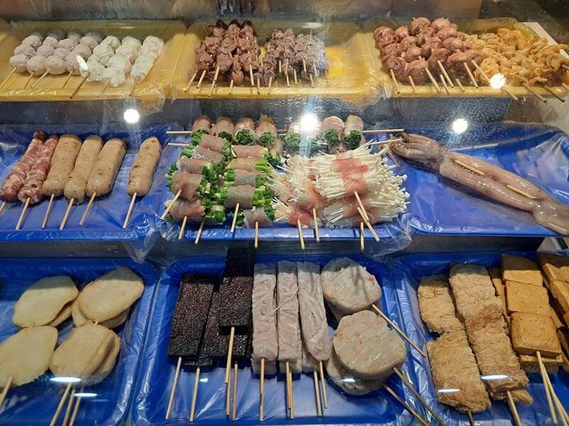 各式各樣的串燒