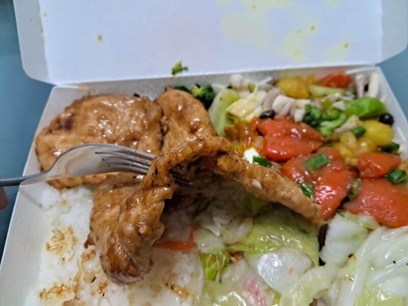 好吃的烤肉片