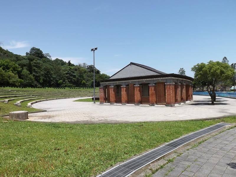 大溪河濱公園中央的管理中心