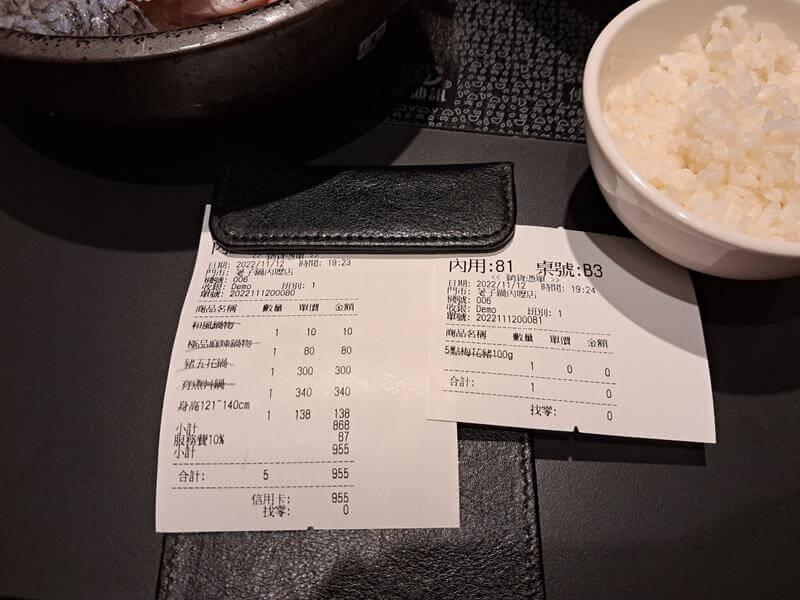 本次消費金額