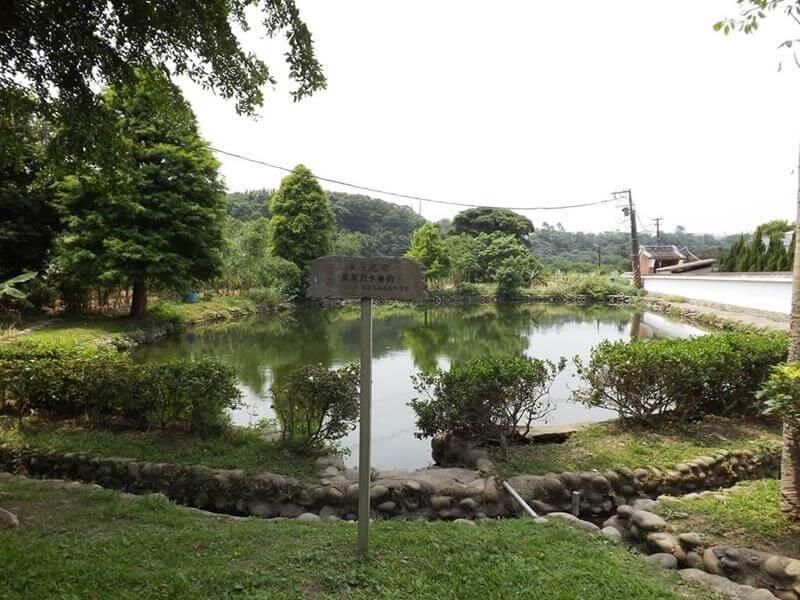 宅外的水池
