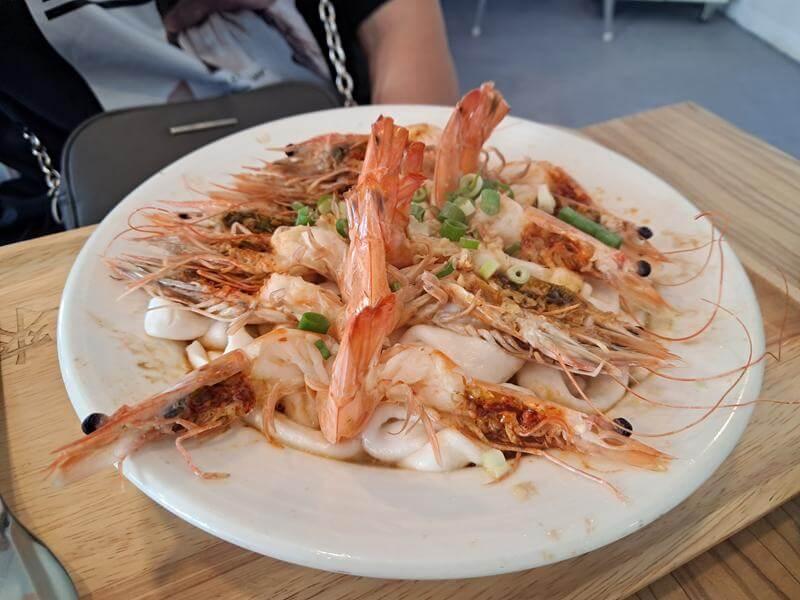 鮮蝦蒸粄條
