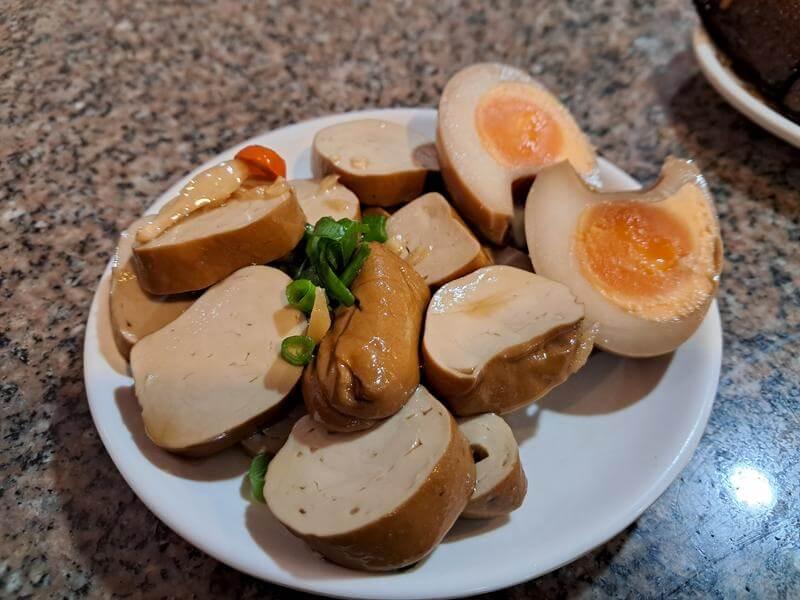 素雞與糖心滷蛋