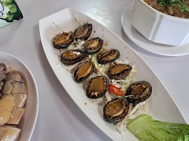 鮑魚料理的恰到好處